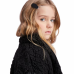 Jaqueta Bomber de Pelo e Couro H4984