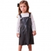 Conjunto Momi Blusa Manga Longa e Vestido Preto J6806