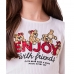 Conjunto Momi Manga Longa e Shorts Ursos H6191