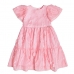 Vestido Tule Bordado De Flores J6187