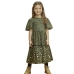 Vestido Momi Animal Print Verde H4200