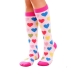 Meia Galochita Duck Cora&ccedil;&otilde;es Rosa 07465407
