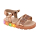 Sand&aacute;lia Molekinha Infantil Menina LED Brilho Strass 23146