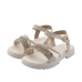 Sandália Molekinha Detalhe Brilhante Off-white 35312