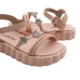 Sandália Infantil Molekinha Tiras Florais Rosa 2751101
