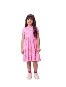 Vestido Momi Verão Rosa Sorvetinho H6406